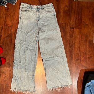 size 8 primark wide leg jeans